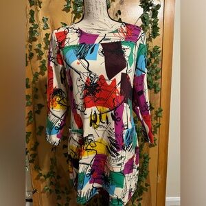 Splattered Art styled Dress